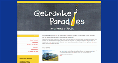 Desktop Screenshot of getraenke-paradies.de
